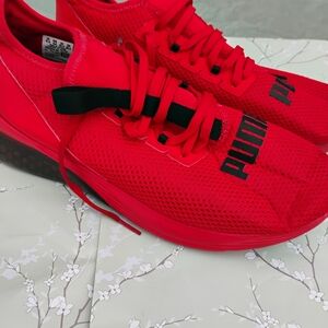 PUMA Red Athletic Sneakers
